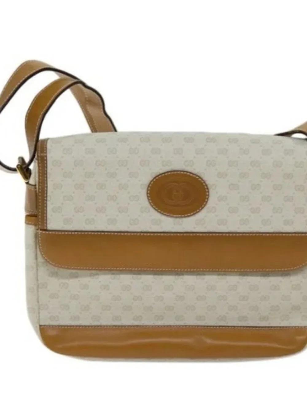 GUCCI Micro GG Supreme Shoulder Bag PVC Beige - Picture 12 of 16